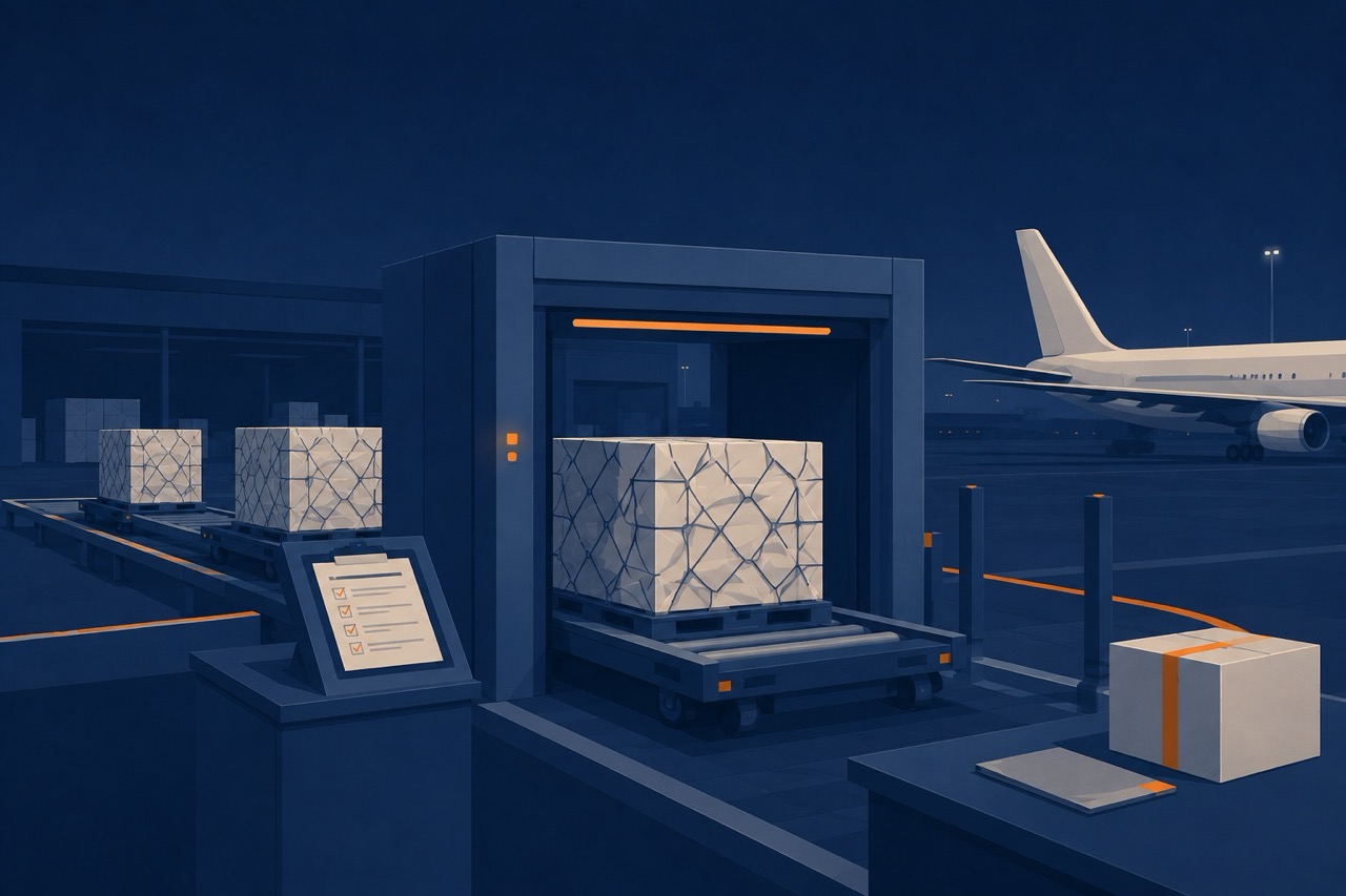 Air cargo terminal flow